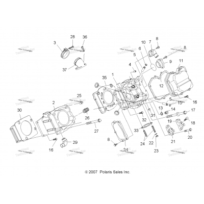 Engine, Cylinder & Head