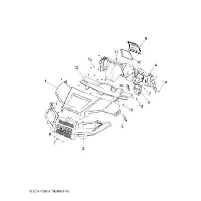 Body, Hood, Dash & Grill R16rna57a1/A9/A4/E57ah