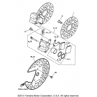 Front Brake Caliper