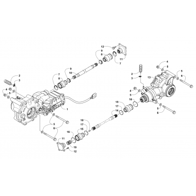 DRIVE TRAIN ASSEMBLY (SER. #  302247 AND ABOVE)