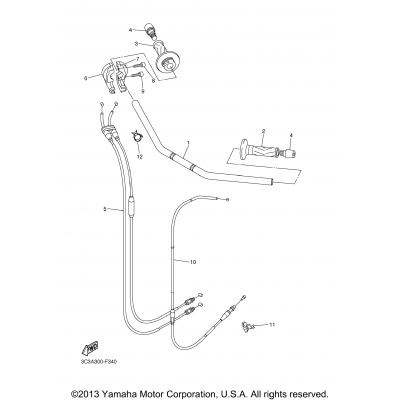 Steering Handle Cable