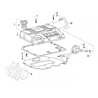 ROCKER ARM COVER AND BREATHER SYSTEM ASSEMBLIES