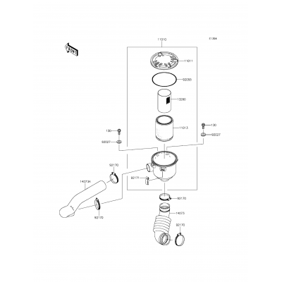 Air Cleaner-Belt Converter