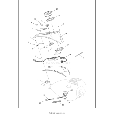 INSTRUMENTS, FUEL TANK - FLRT