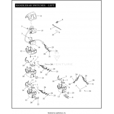 HANDLEBAR SWITCHES - LEFT