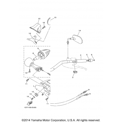 Steering Handle Cable