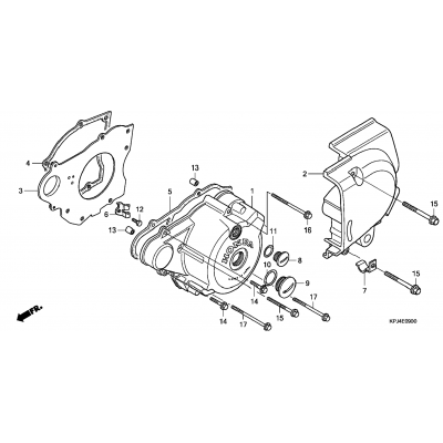 LEFT CRANKCASE COVER