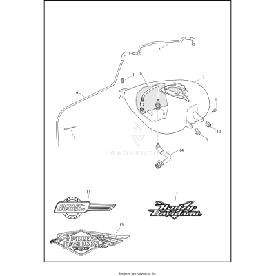 FUEL TANK - FLHTCUTG, FLTRT