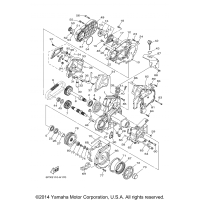 Middle Drive Gear