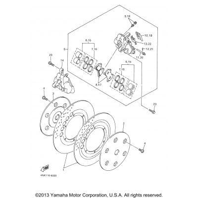 Front Brake Caliper