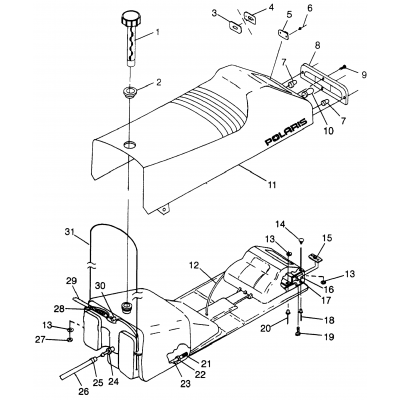 Seat & Gas Tank Xlt Ltd Sp