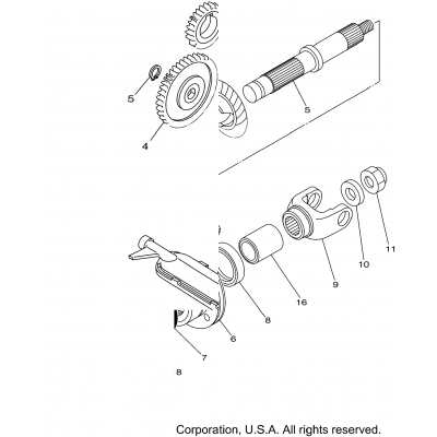 Middle Drive Gear