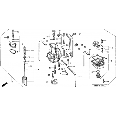 CARBURETOR ('02-'03)