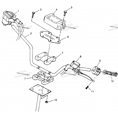 Handlebar Sport 400L & Trail Blazer W97ba25c