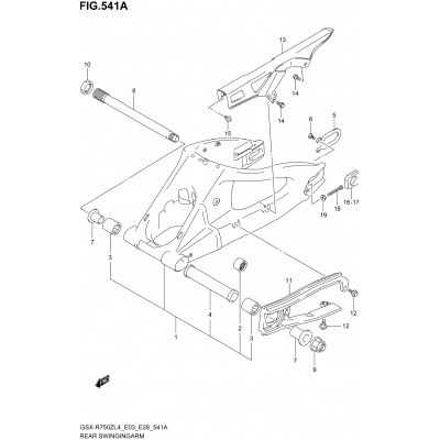 REAR SWINGINGARM