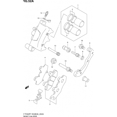 FRONT CALIPER (MODEL K2)