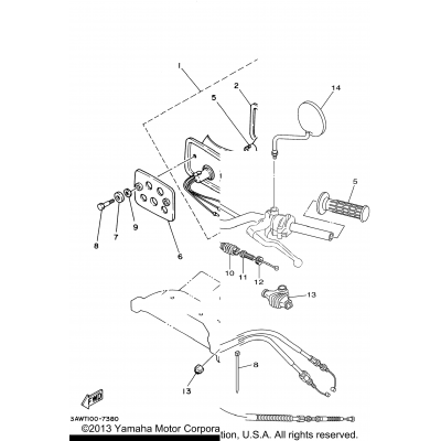 Steering Handle Cable