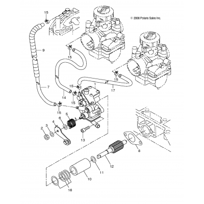 Engine, Oil Pump S15cebsl/Bel