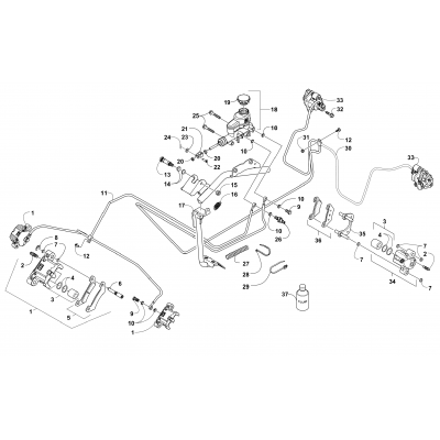 HYDRAULIC BRAKE ASSEMBLY