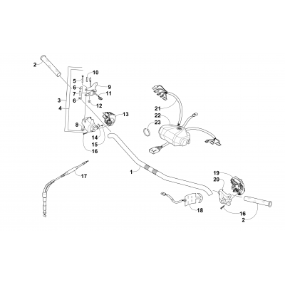 HANDLEBAR AND CONTROLS