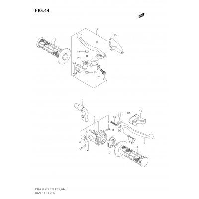 HANDLE LEVER (DR-Z125LL3 E33)