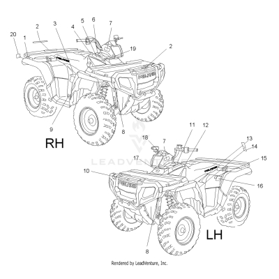DECALS - A06MH50AQ/AX/AY/AZ/AL/AT (4999200139920013A09)