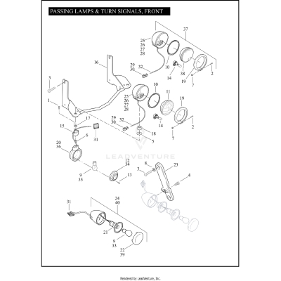 PASSING LAMPS & TURN SIGNALS, FRONT