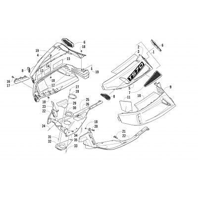 SKID PLATE AND SIDE PANEL ASSEMBLY