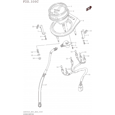 SPEEDOMETER (LS650L5 E33)