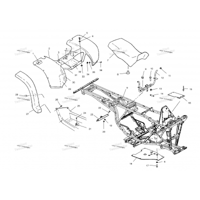 Rear Cab & Seat A00cl50aa