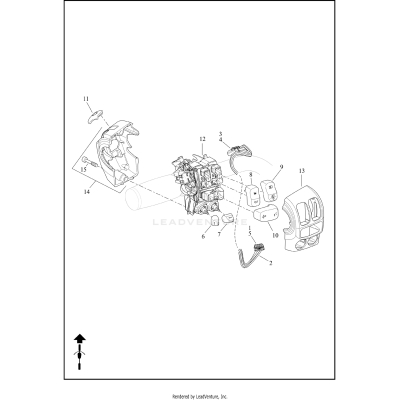 SWITCHES, HANDLEBAR, LEFT