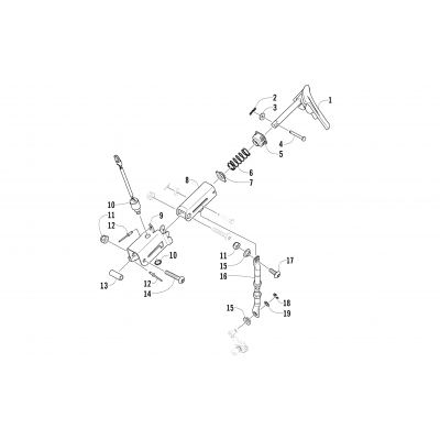 REVERSE SHIFT LEVER ASSEMBLY