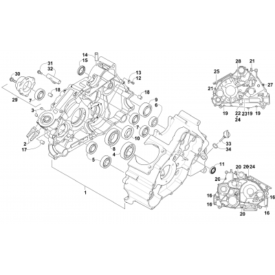 CRANKCASE ASSEMBLY