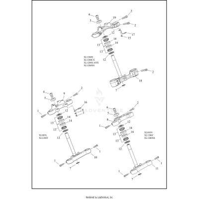 FORK BRACKETS, FRONT
