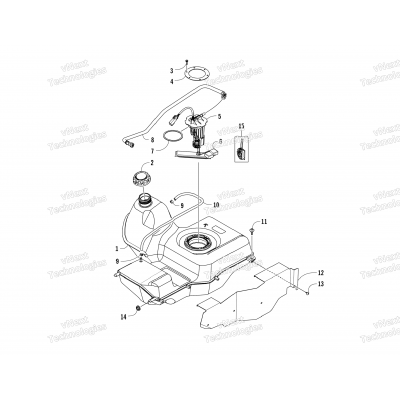 GAS TANK ASSEMBLY