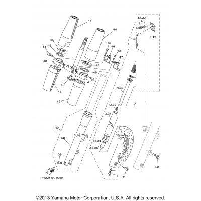 Front Brake Caliper