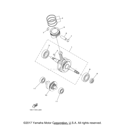 CRANKSHAFT PISTON
