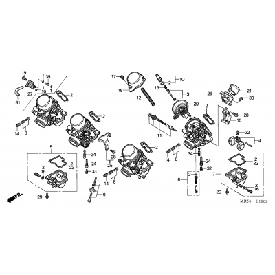 CARBURETOR (COMPONENT PARTS) (1)