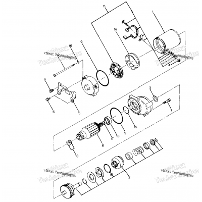 Starting Motor Assembly