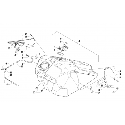 GAS TANK ASSEMBLY