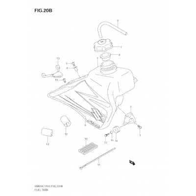 FUEL TANK (MODEL K9)