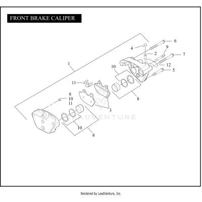 FRONT BRAKE CALIPER