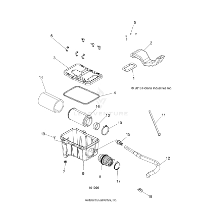 ENGINE, AIR INTAKE SYSTEM - A20SEE50A1/A5/CA1/CA5 (101096)