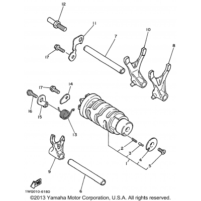 Shift Cam Fork