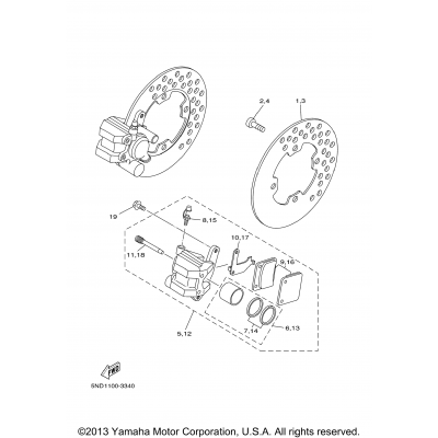 Front Brake Caliper