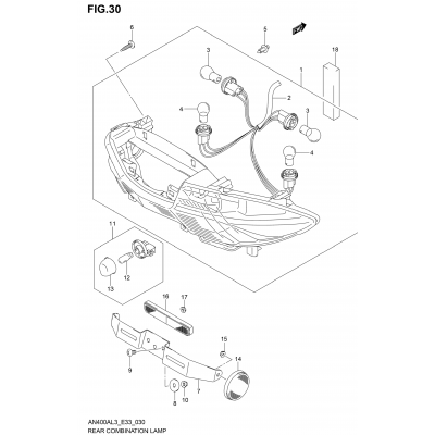 REAR COMBINATION LAMP