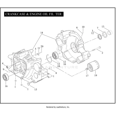 CRANKCASE & ENGINE OIL FILTER - TWIN CAM 96™