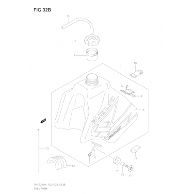 FUEL TANK (MODEL K3)