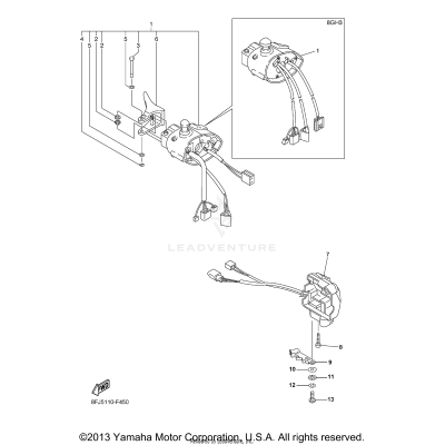 HANDLE SWITCH LEVER
