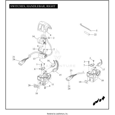 SWITCHES, HANDLEBAR, RIGHT